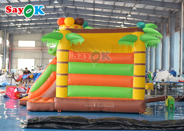 Commercial Adult Inflatable House Water Slide Pool Bounce House 5x5x4mH