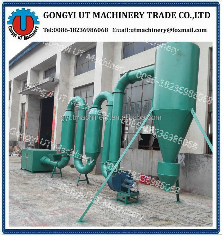 22kw Gas Heating Wood Sawdust Cyclone Dryer Rotary Drum Sawdust Dryer Spare Parts