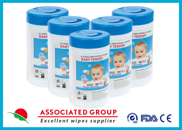 Unscented Baby Wet Wipes , Baby Travel Wipes 80 Counts Per Box