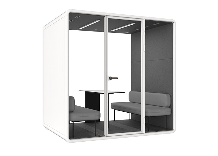 Excellent soundproofing booth meeting acoustic pods easy assemble and disassemble