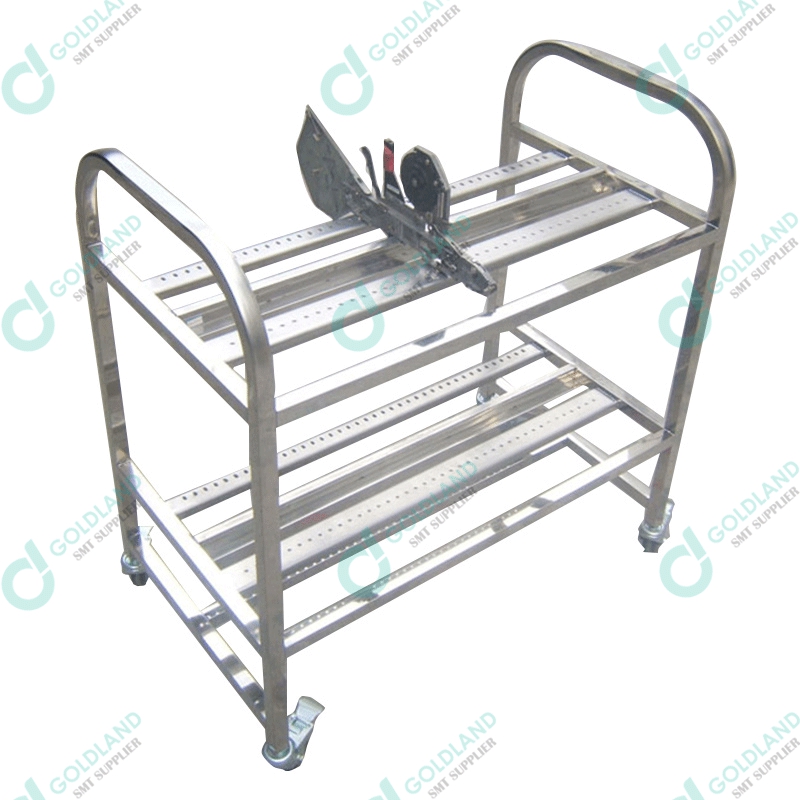 Two Layer 400 Pieces Used Sanyo SMT Feeder Carts