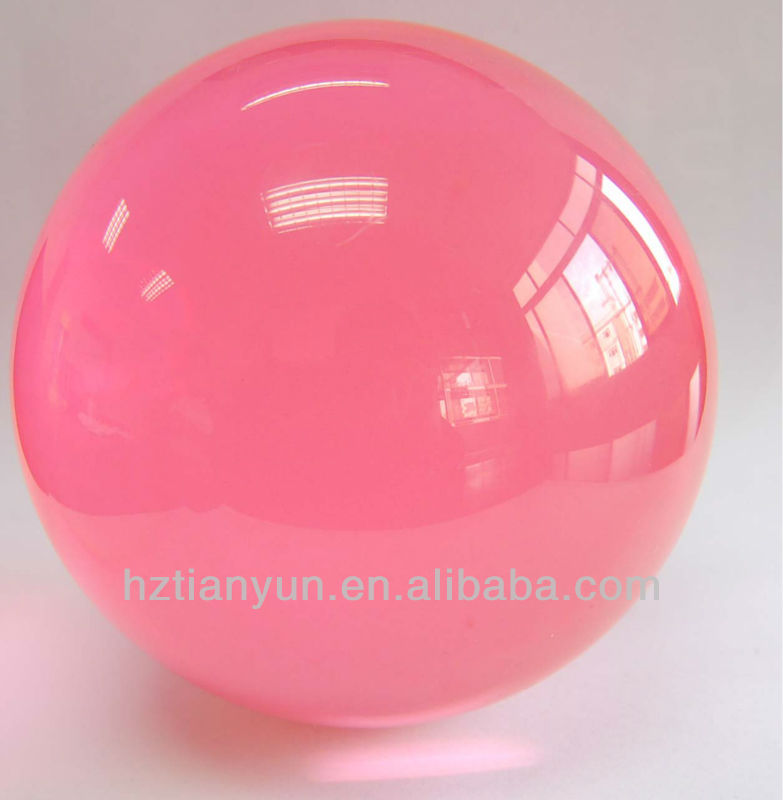 Blue Plastic Resin Balls 50-110mm Size Logo Print For Promotional Toy