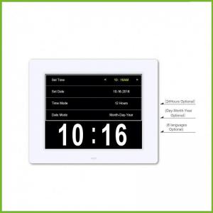 Buy cheap 8 inch Digital Calendar Alarm Day Clock with 3 Alarm Options, Extra Large Non-Abbreviated Day & Month product