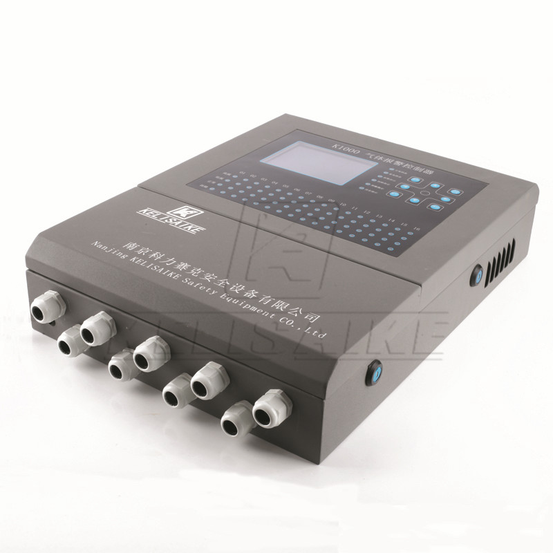LED Display Multi Channels Gas Detector Controller For 220V AC 60Hz Customized