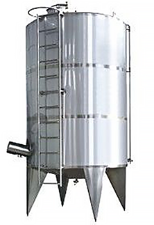 Eddy Proof 960rpm 2000L SUS316 Aseptic Liquid Storage Tank