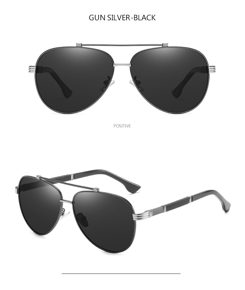 Shades Trendy UV400 Polarized Stylish Sunglasses TAC Luxury Men BSCI