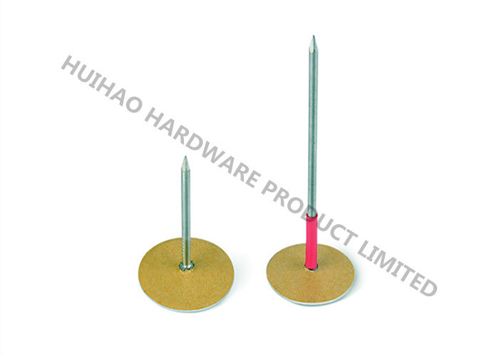 2.7 X 70 Mm Capped Insulation Weld Pins With Bevel Edge Washer
