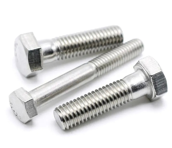 DIN931 Hex Head Bolt Half Thread Grade 8.9 Stainless Steel M6 M8 M10 Hexagon Bolts