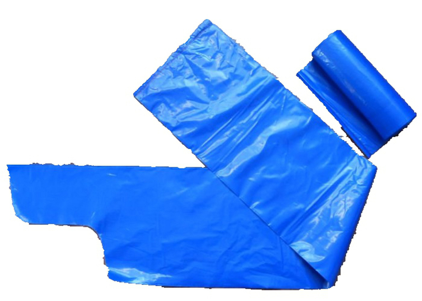 Square Bottom Polythene Plastic Shopping Bags with Loop Handle Recyclable