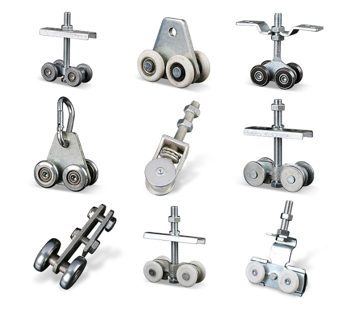 Zinc Plated Gate Roller Wheel Stable Operation Door Window Rollers