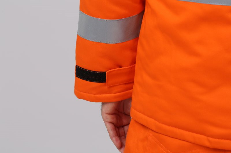 99% Cotton Cold Weather Workwear 50mm FR Tape Cold Weather Work Coat