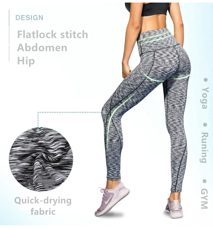 Women'S 5/7/10 Points High Waist Side Pocket Blank Jogging Suits Wholesale Training Jogging Wear