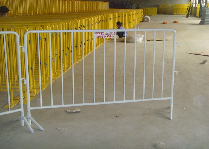 Sports Activities Crowd Control Barriers , Concert Metal Pedestrian Barriers
