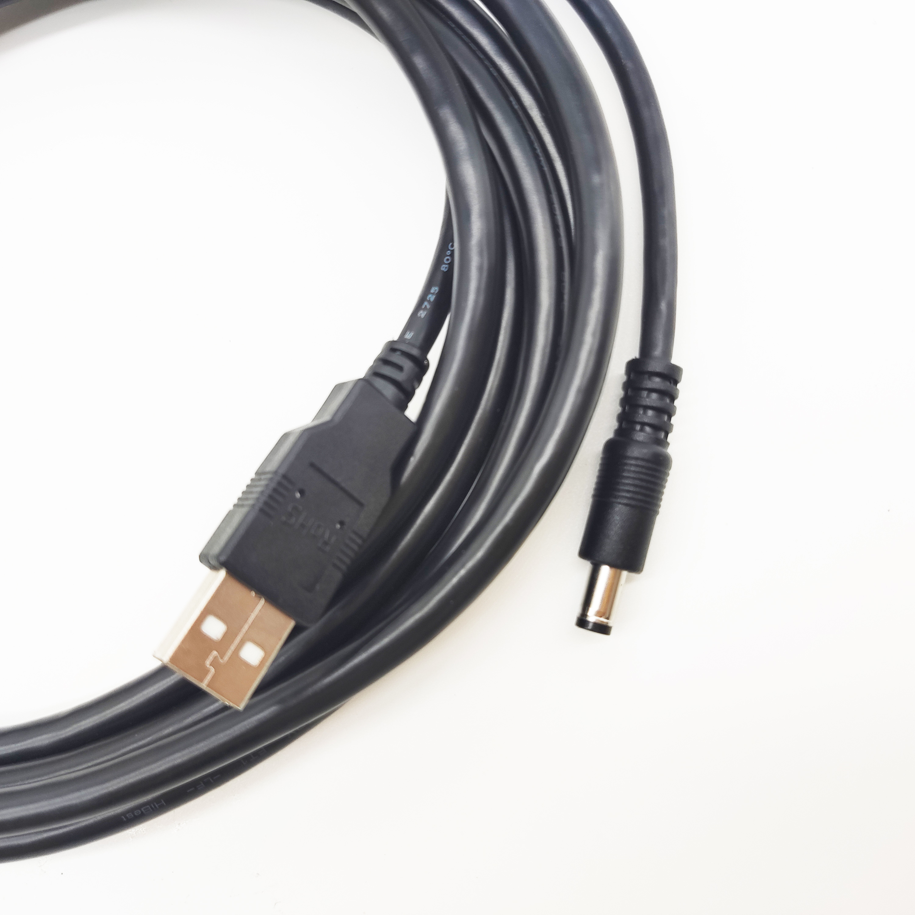2m 12V 24V USB Printer Cable 8P Connector To DC POS Equipment