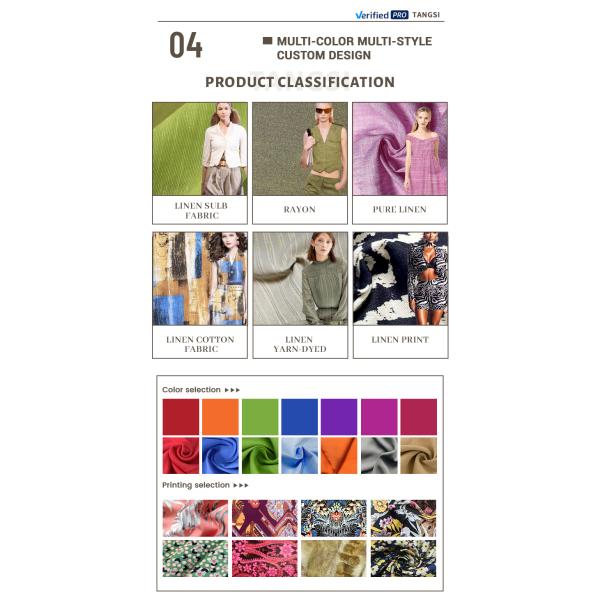 French Eco-friendly Flax Fabrics Check Yarn Dyed 60% Linen 40% Cotton Fabric for Shirt and Clothing