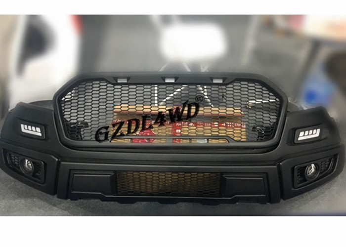 PP Material Front Bumper And Fender Flare Front Bumper Kits For Ford Ranger T7 2015+