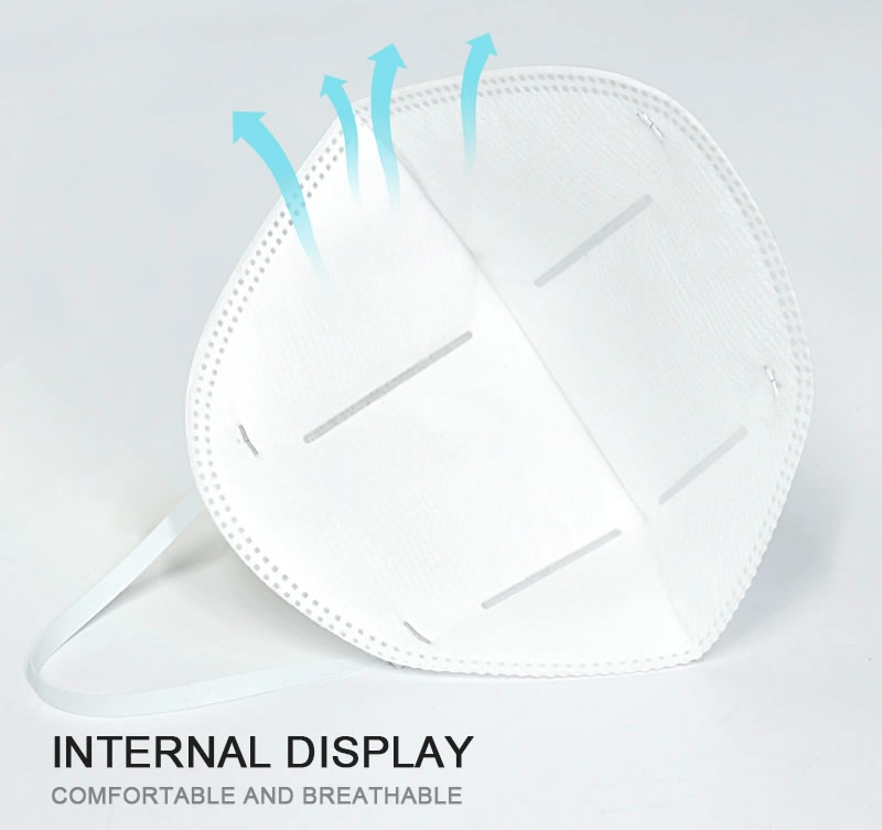 Kn95 Disposable Mask Breathable Ffp2 Protective Face Mask with Earloop