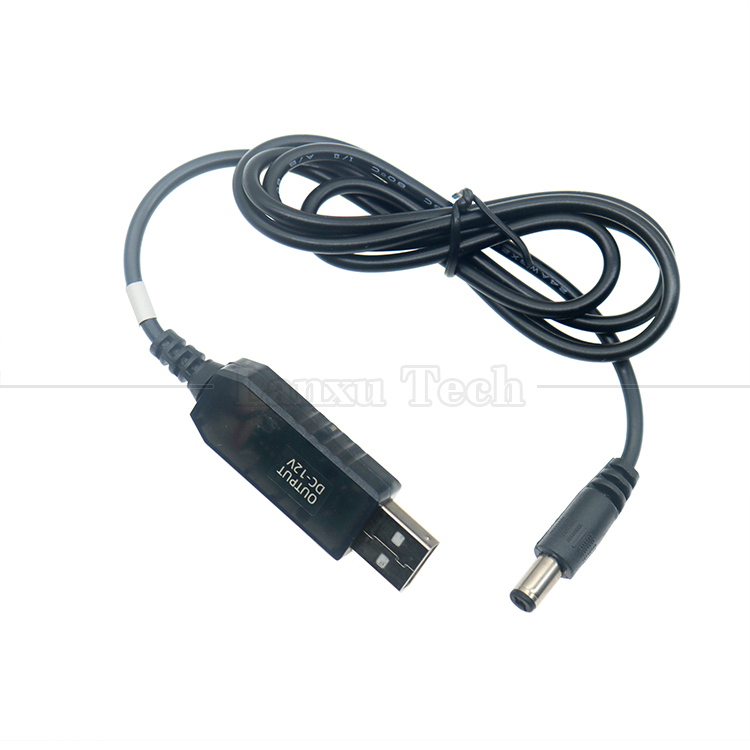 QC3.0 QC2.0 QC Charging Large Output 12V 1.5A 9V 2A 5V to 12V USB Charger Cable for Router Led Strip
