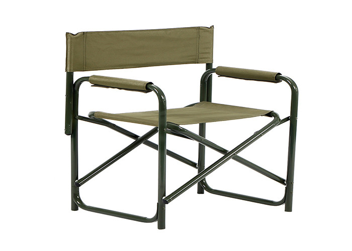 Ergonomically oxford fabric Lightweight Folding Garden Chairs Moisture Resistant