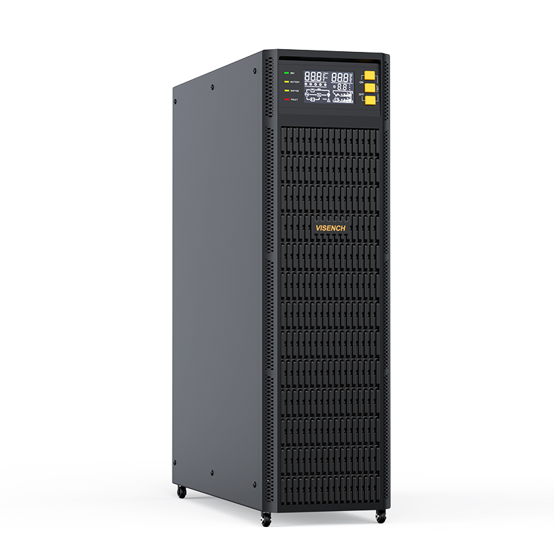 Visench OEM ODM 10KVA/9000W 3 Phase 0ms Transfer Pure Sine Wave 10000VA Online Industrial UPS Uninterrupted Power Supply
