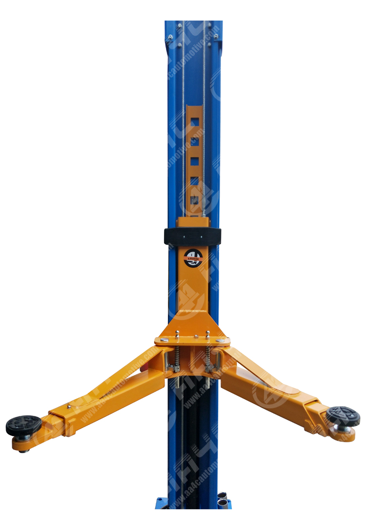 AA4C 10000lbs 4.5T Overhead gantry car lift 2 post lift auto hoist segments columns manual unlock AA-2PCF45