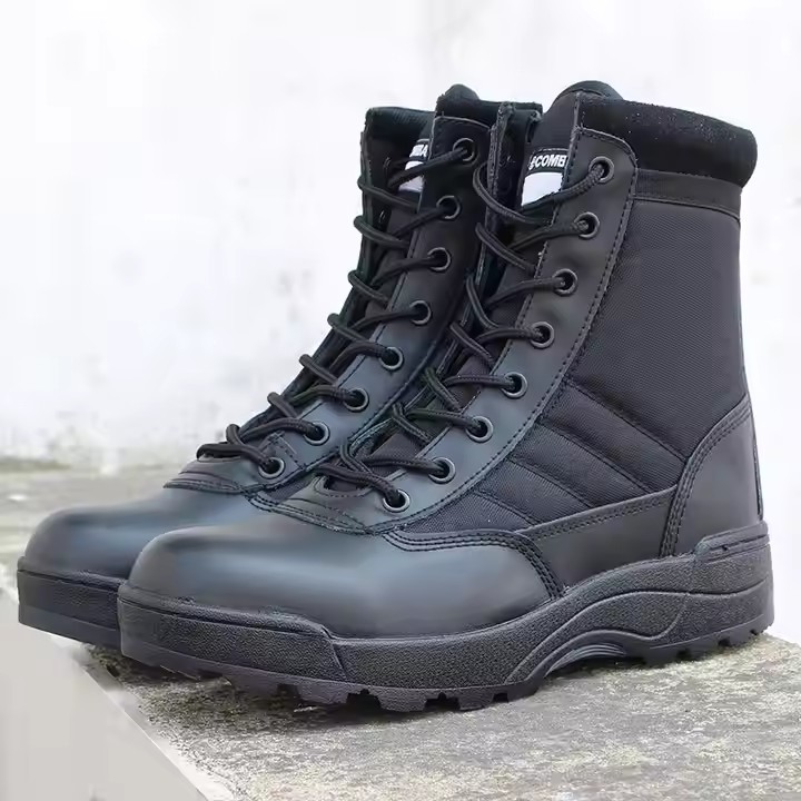 Outdoor Waterproof Hiking Anti Slip Outdoor Wear Tactical Boots For Training And Climbing