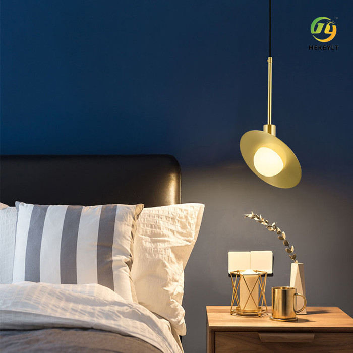 Home / Hotel E27 Nordic Glass Ball Pendant Light Gold Art Decoration