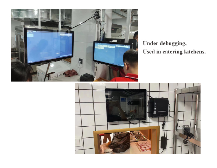 18.5/21.5 Inch Waterproof Touch Screen Panel PC for Commercial Kitchen Display System