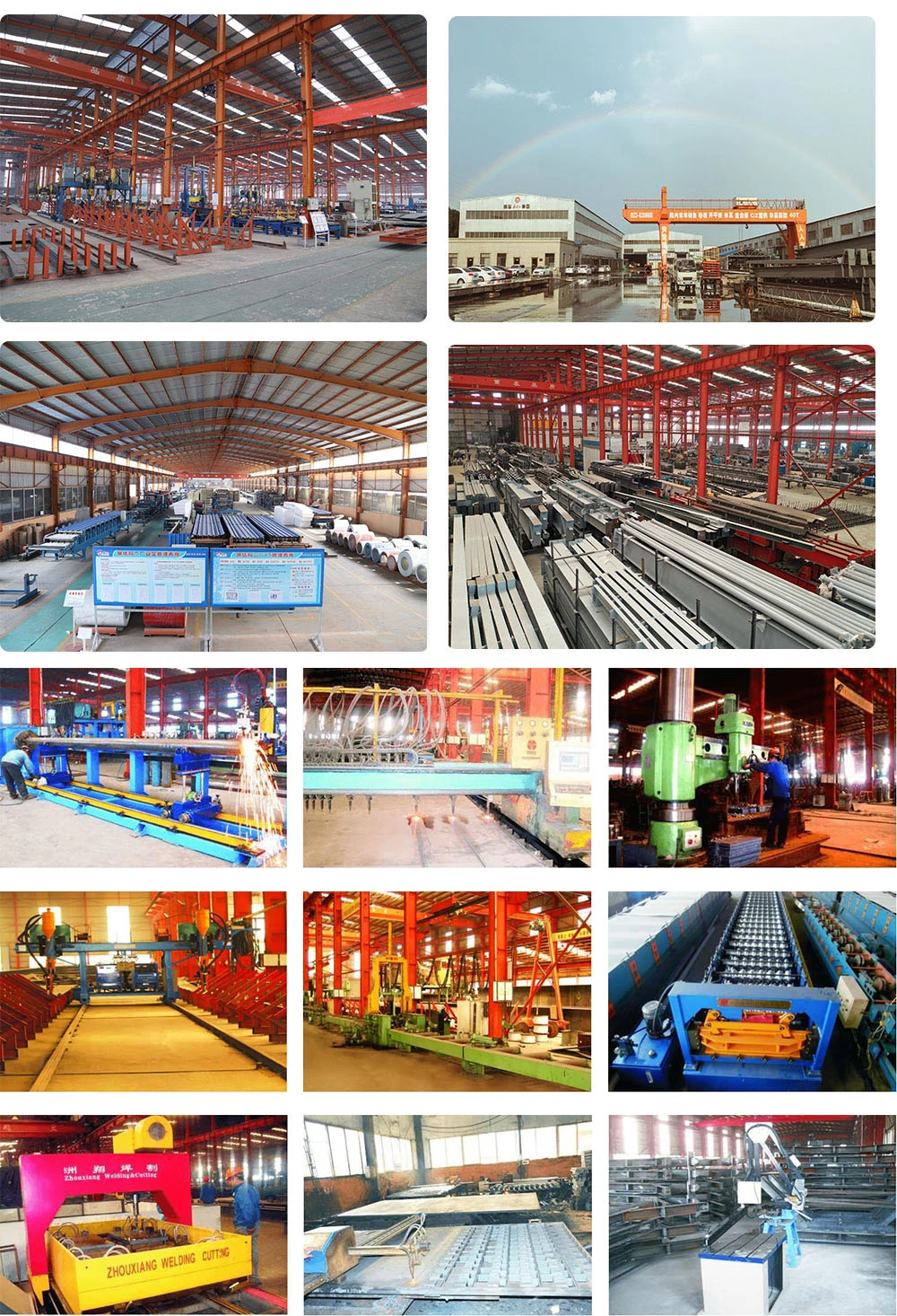 Light Steel Structure Prefabricated Metal Construction Building for Storage Shed Prefab Warehouse (SS-47)