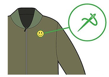 3D Embossed Waterproof Motorcycle Vest Back Patches For DIY Clothes