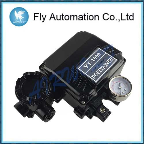 Electro-Pneumatic Positioner YT-1000L used for operation of pnuematic linear valve actuators