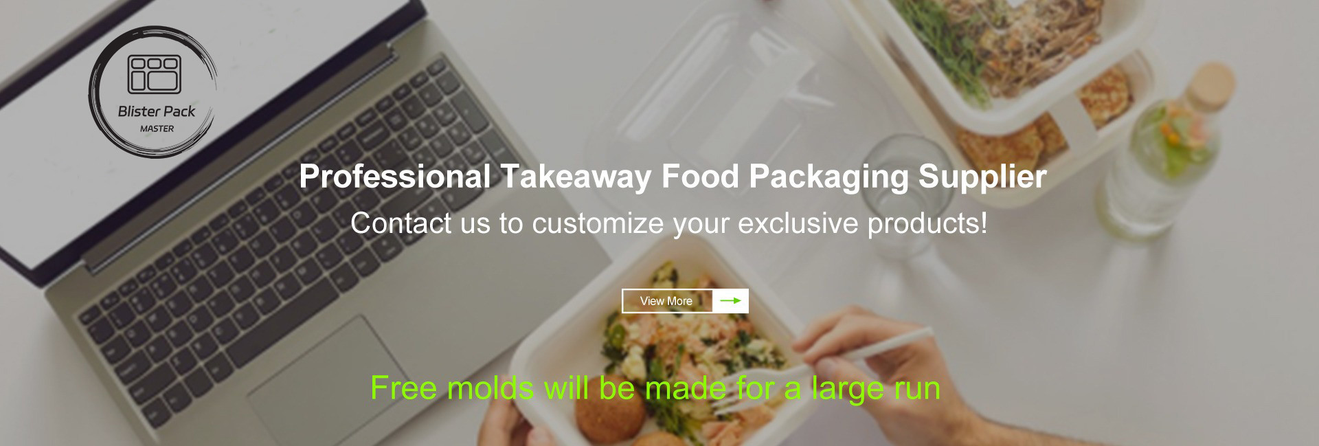 Bakery Blister Packaging Disposable Food Containers With Lids For Desserts Pastry Shops