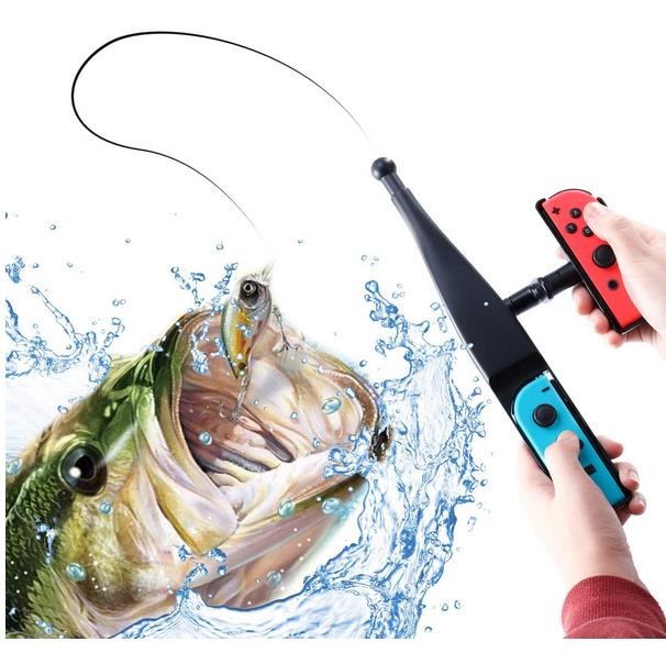 ABS Nintendo Switch Joy Con Fishing Rod Game Kit 120x120x50mm