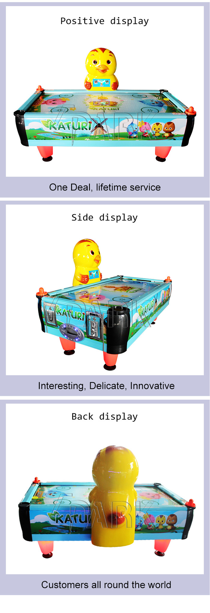 Air Hockey Table Indoor Air Hockey Game Machine 2 Players Coin Operated