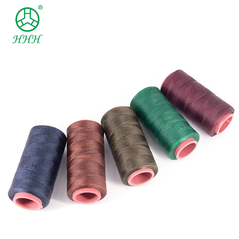 Durable Flat Waxed Thread 260m 150D 1mm for Leather Sewing and Stitching in Multicolor