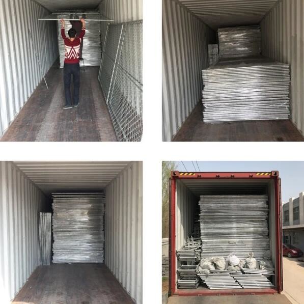 Hot Dipped Galvanized 10ft Temporary Security Fencing Diamond Stable Mesh