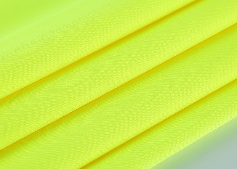 Anti Pill 100% Polyester Fluorescent Material Warp Knitting