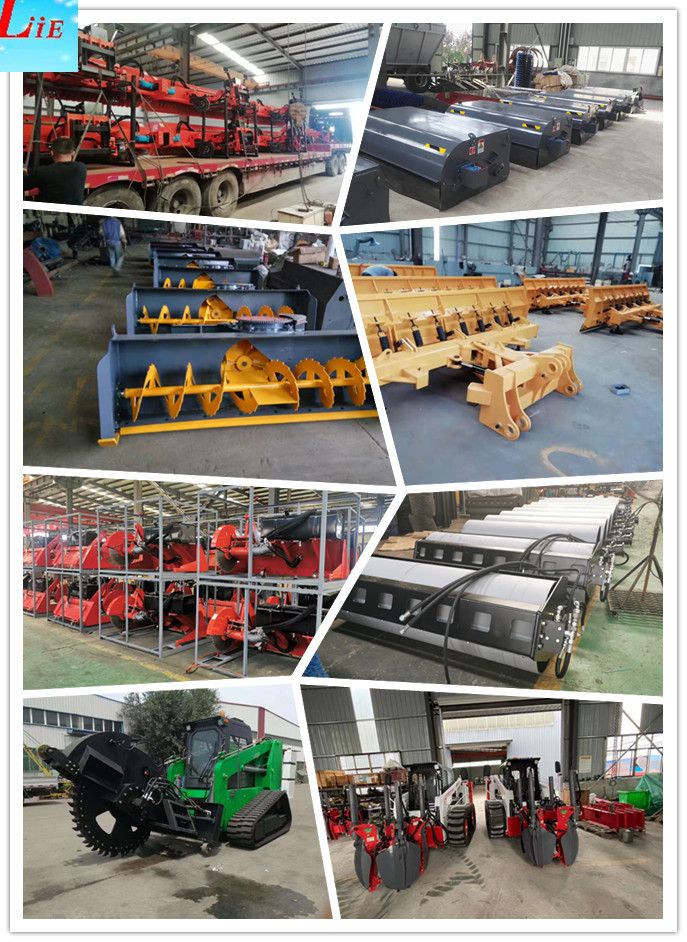 China skid loader snow blade,China snow pusher attachments for loader