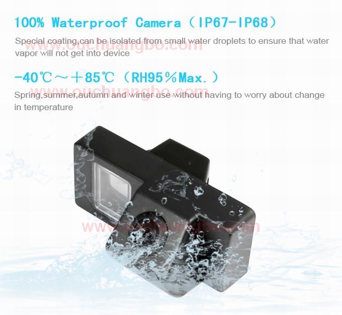 Ouchuangbo Waterproof Night Vision Toyota Land Cruiser camera S/N ratio 48dB OCB-T6843