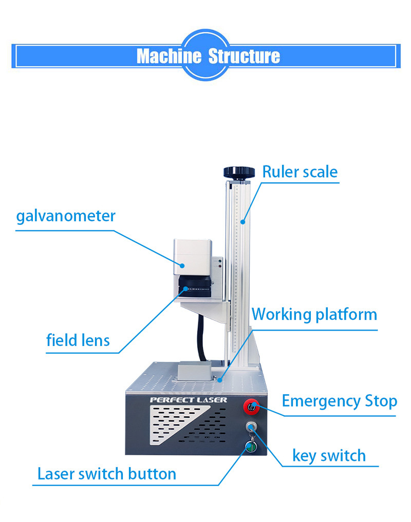 5 W Small Desktop 5W UV Laser Marking Engraving Machine For Crystal Glass Acrylic