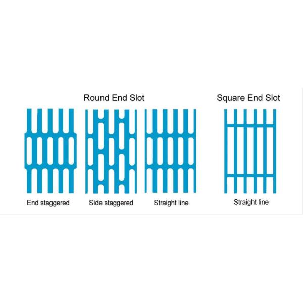 Galvanized Steel Slotted Hole Perforated Metal Cladding Panels Corrosion Resistant