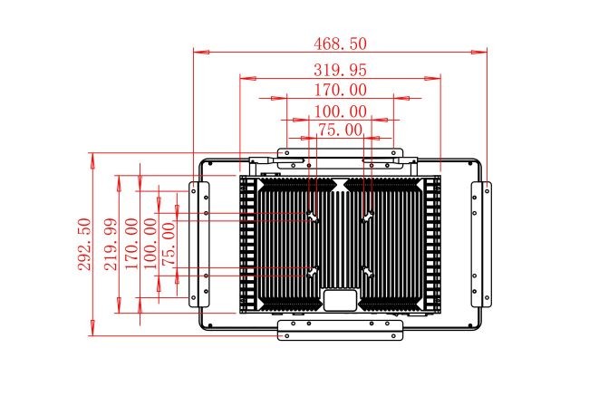 18.5-Inch Windows Display for Medical Devices and Public Terminals