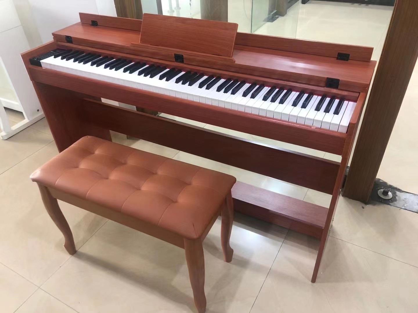 OEM& ODM piano 88 keys hammer keyboard Midi digital music piano Portable the function of changing voice, recording, acc