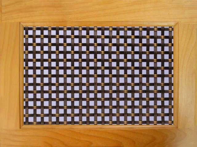 furniture cabinets decorative crimped flat wire screen mesh