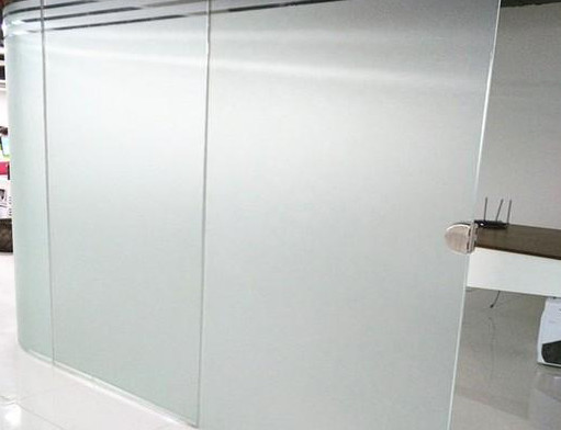 Water-Tolerant Acid Etched Glass Panels Frosted Stain Glass From 2mm To 19mm For Windows