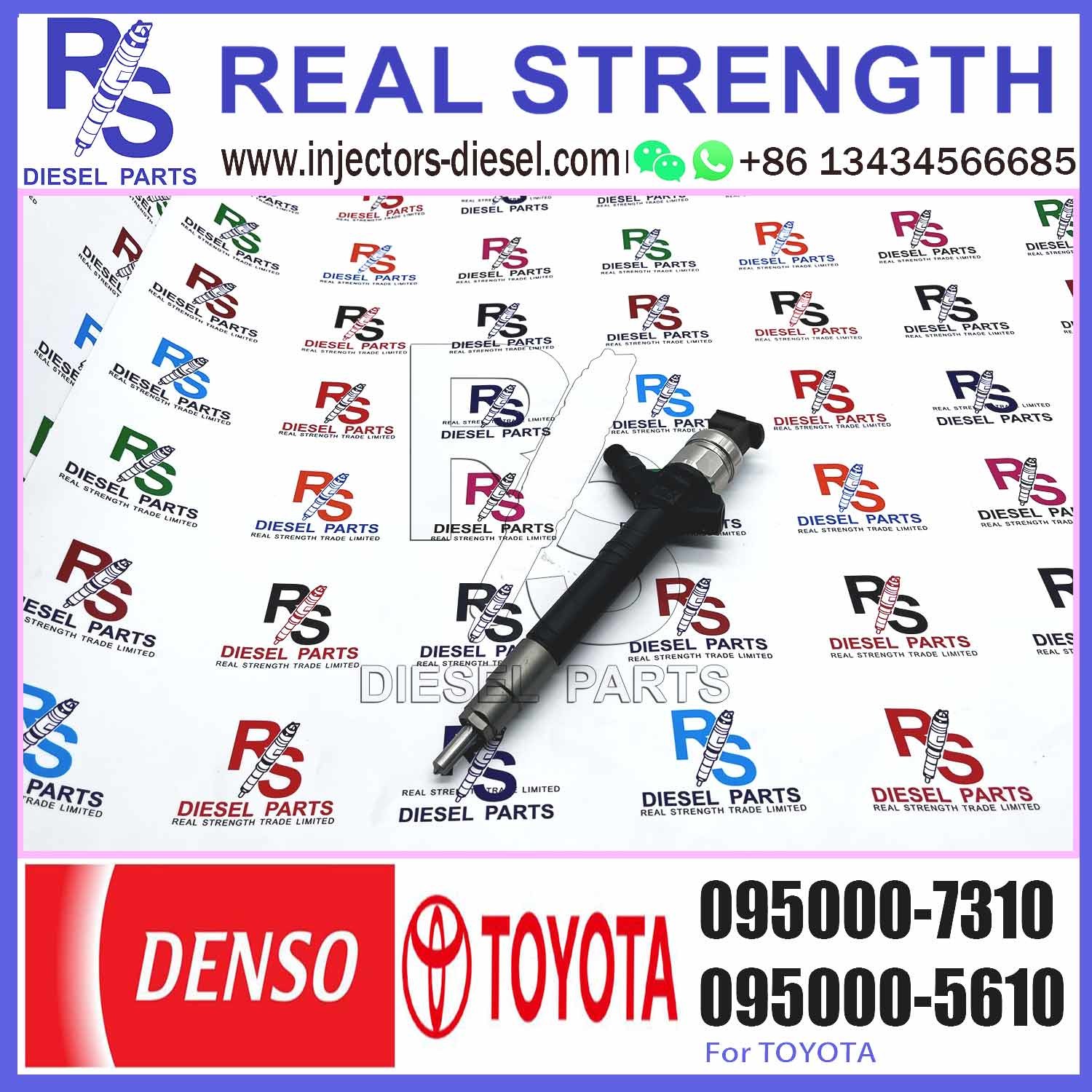 0950007310 095000 7310 095000-7310 Diesel Engine Injector 23670-09280 23670-0R030 for Toyota Auris/Avensis/Corolla/Verso