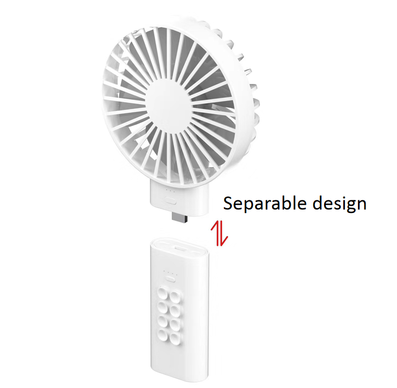 Portable Personal Cooling Fan With Rechargeable Battery