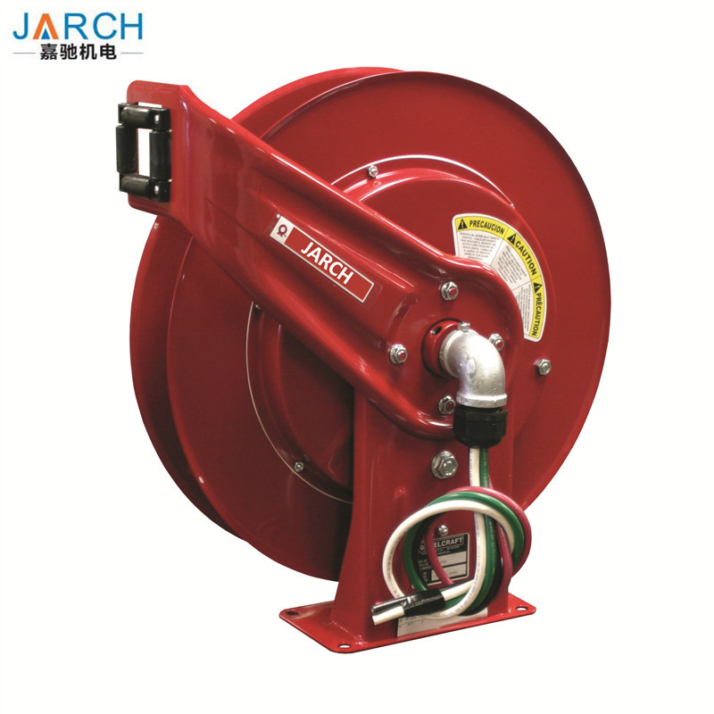 Electric Spring Loaded Heavy Duty Cord Cable Reel For Theatrical Lighting Bar Stage 32a Cable Reel Slip Ring