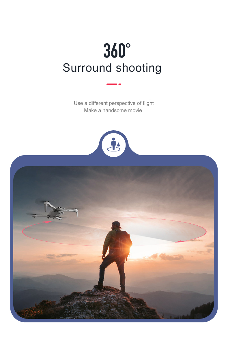 Profesional GPS Battery Powered Drones With Hd 4k Cameras 5G WiFi Fpv Drones