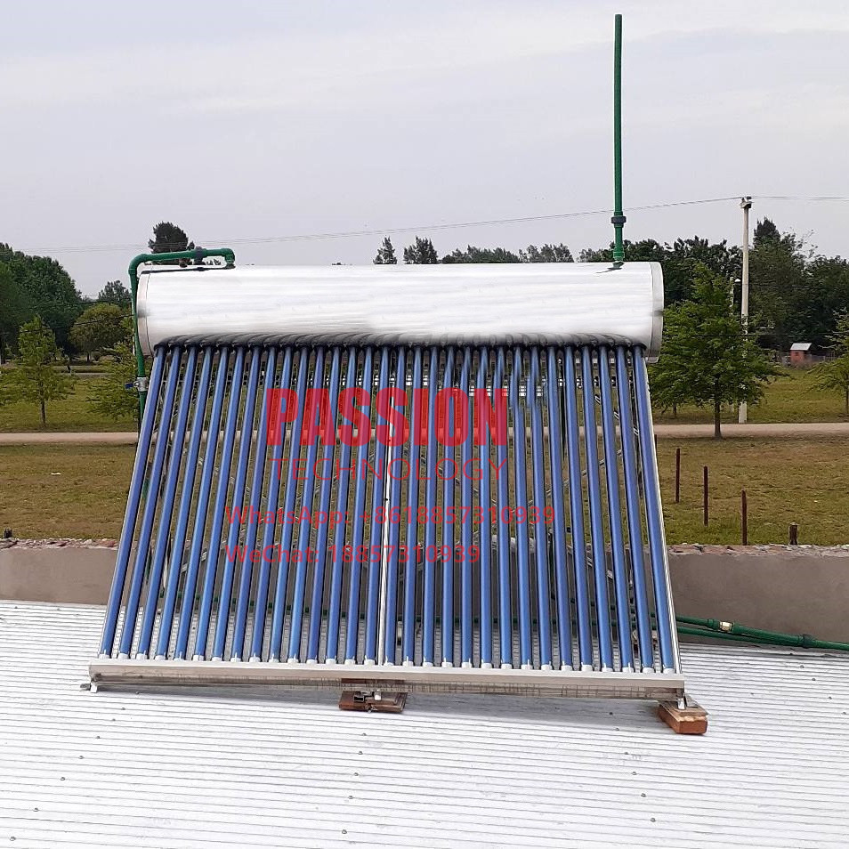 200L Non Pressurized Solar Water Heater 300L White Outer Tank Solar Geyser